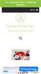 Mobile Screenshot of gentledentalcaregroup.co.uk